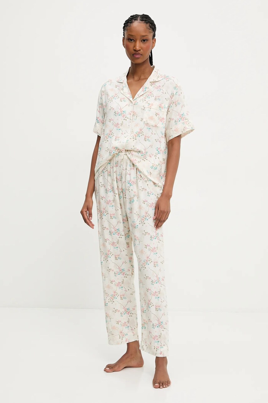Answear Lab pijama culoarea roz