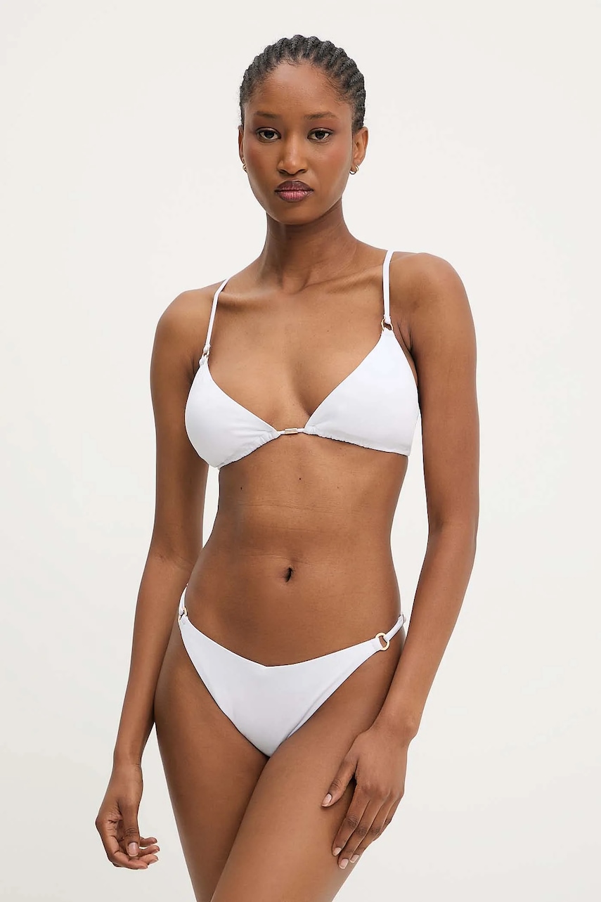 Answear.LAB costum de baie din două piese culoarea alb, cupa usor rigidizata