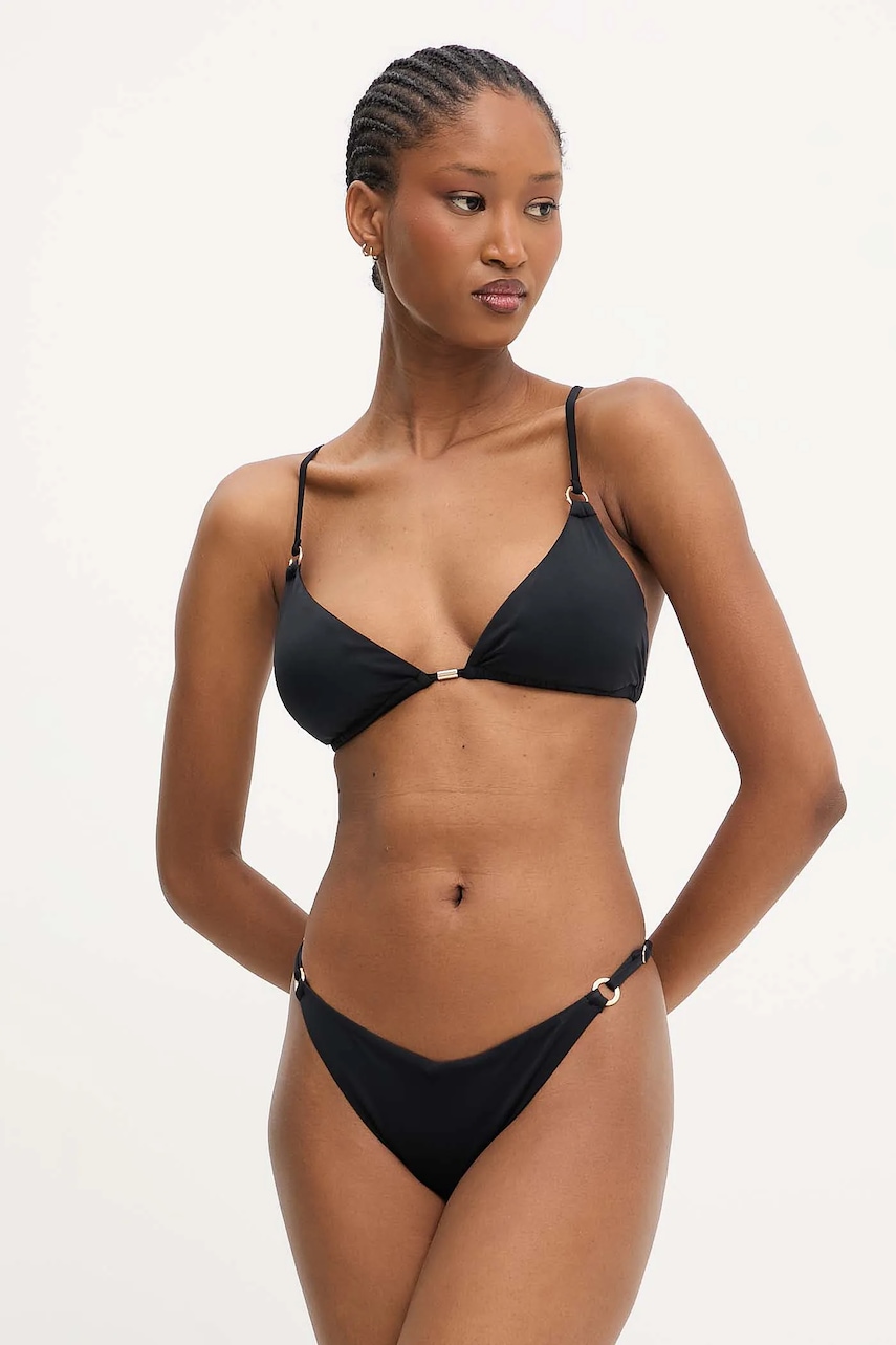 Answear.LAB costum de baie din două piese culoarea negru, cupa usor rigidizata