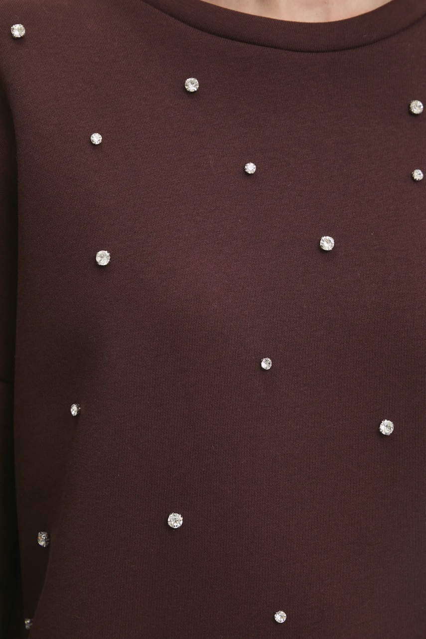 Μπλούζα Answear.LAB χρώμα: καφέ φωτογραφία