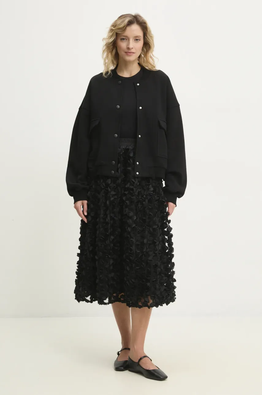 Кофта Answear.LAB женская цвет чёрный однотонная Кофта Answear.LAB женская цвет чёрный однотонная