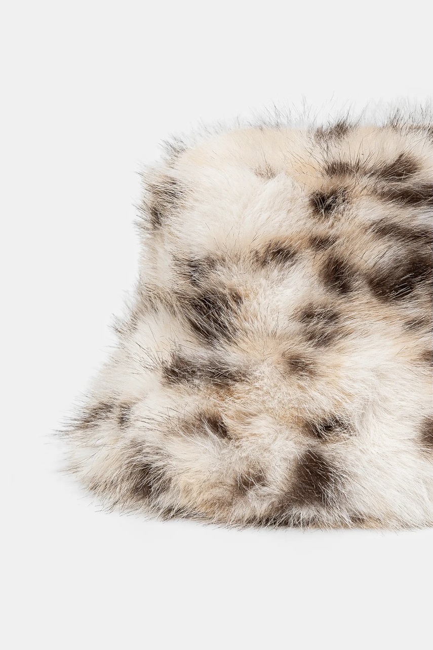 Σκούφος και κασκόλ Answear.LAB χρώμα: άσπρο φωτογραφία