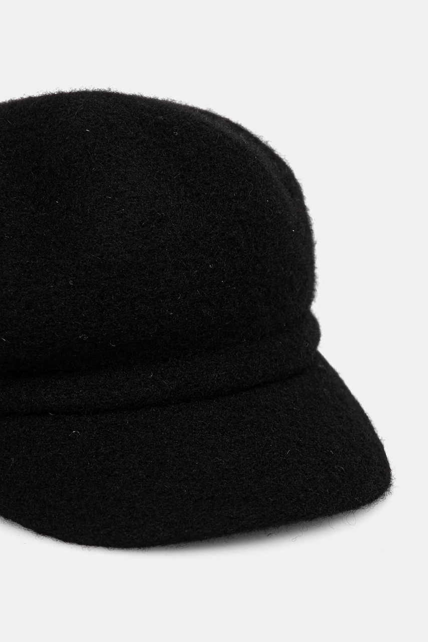 Шерстяное кепи Answear Lab цвет чёрный шерсть Шерстяное кепи Answear Lab цвет чёрный шерсть