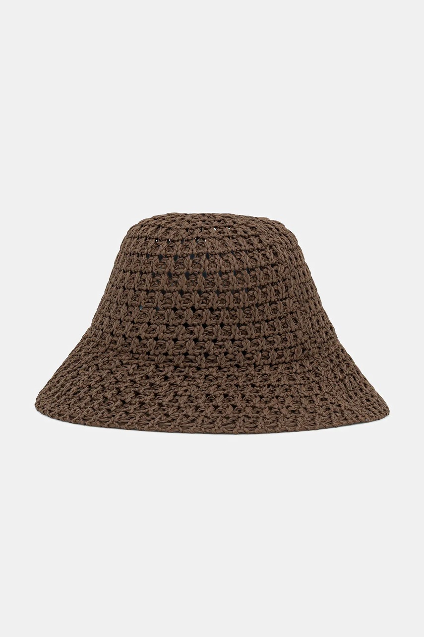 

Памучна капела Answear.LAB в кафяво, Кафяв