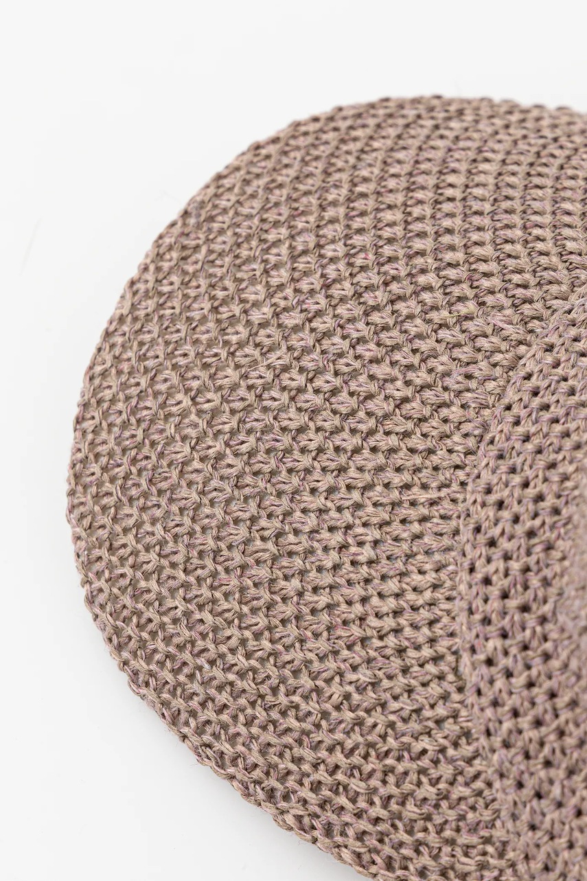 Кепка Answear.LAB цвет коричневый однотонная