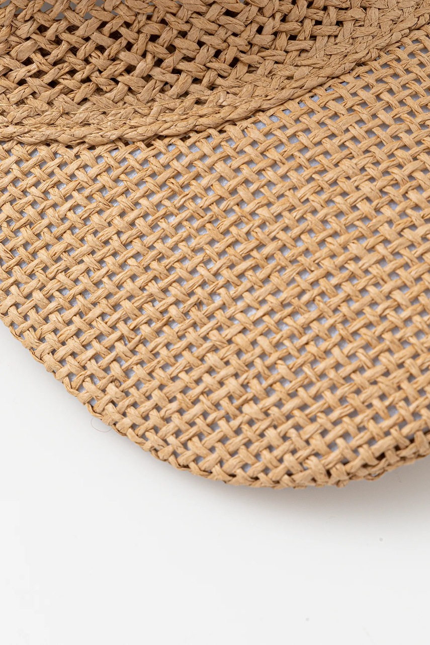 Кепка Answear.LAB цвет коричневый однотонная