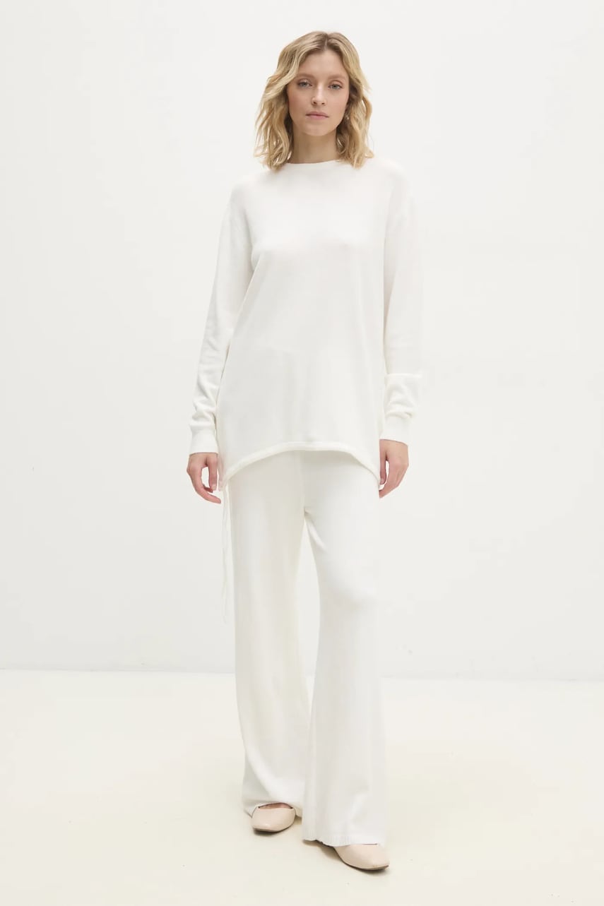 Answear Lab compleu femei, culoarea alb Answear Lab compleu femei, culoarea alb