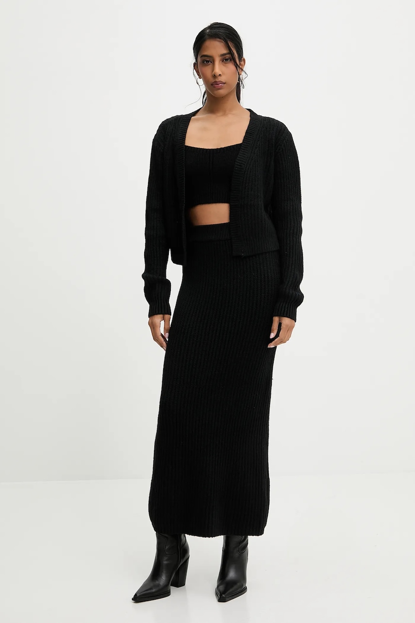 Answear Lab compleu femei, culoarea negru