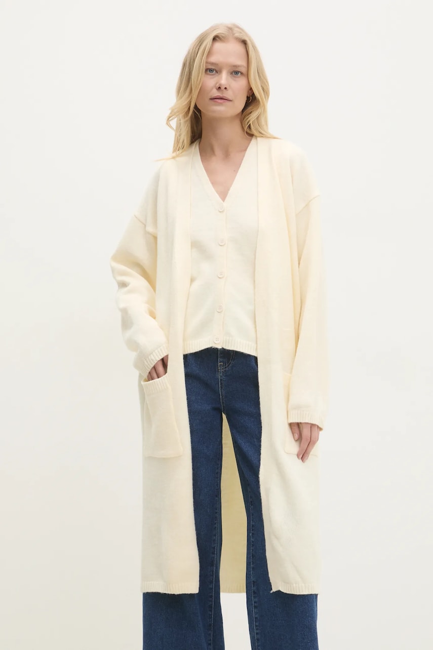 Answear Lab set din lana culoarea bej Answear Lab set din lana culoarea bej