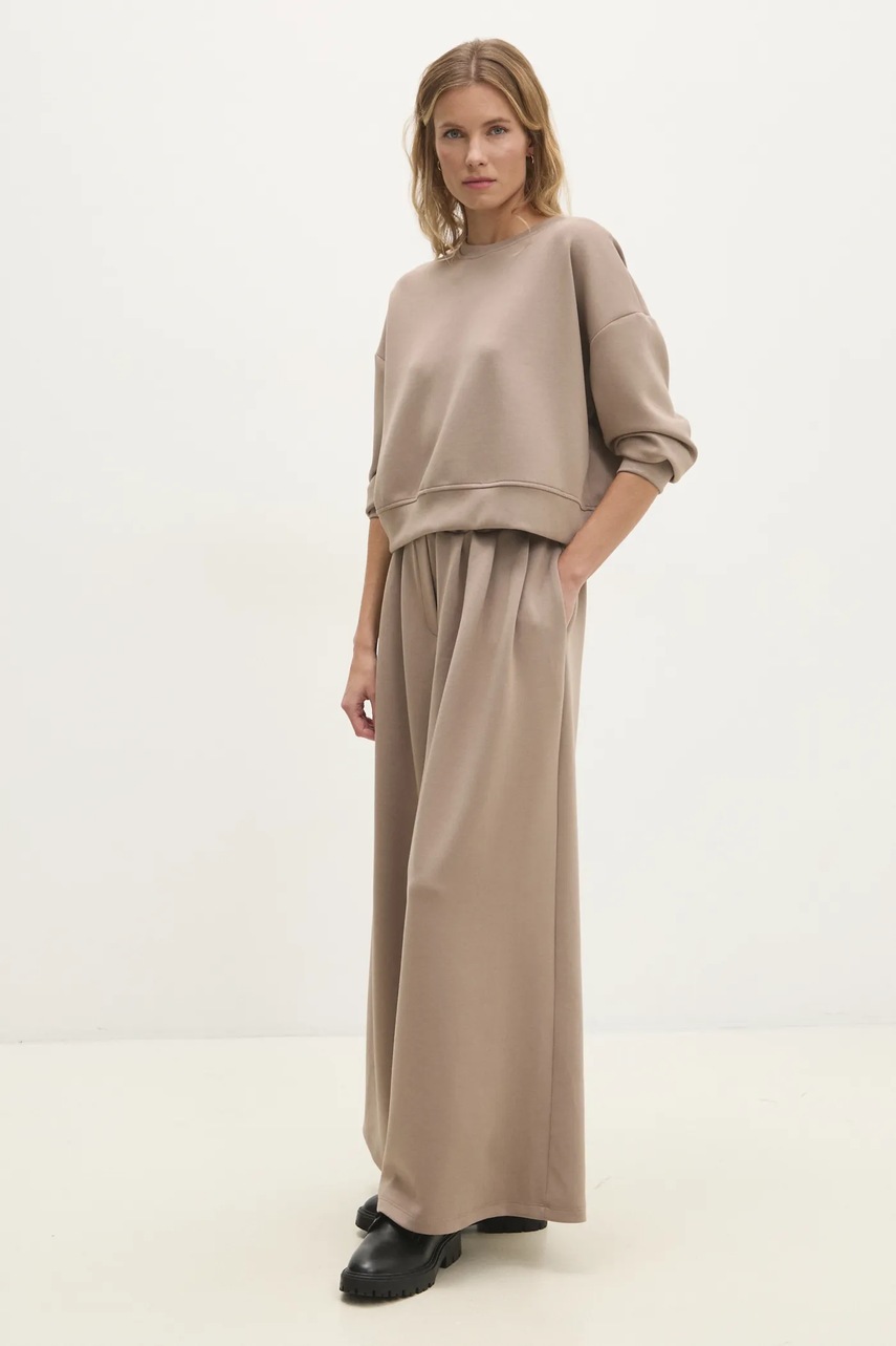 Answear Lab compleu femei, culoarea bej
