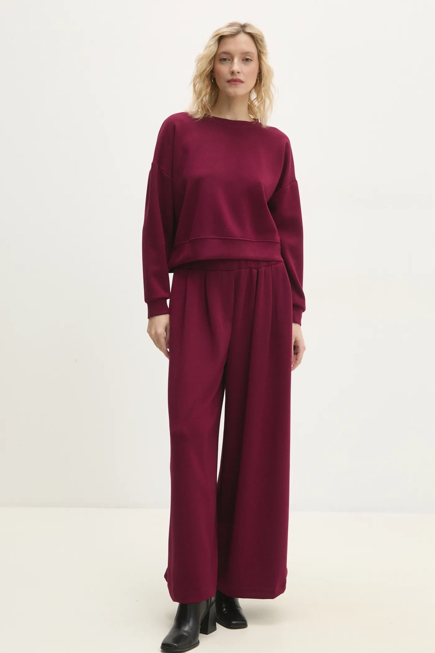Answear Lab compleu femei, culoarea bordo