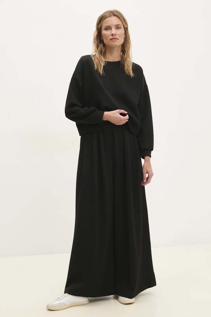 Answear Lab compleu femei, culoarea negru