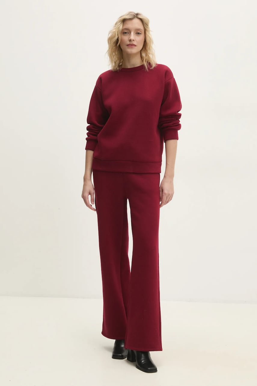 Answear Lab compleu femei, culoarea rosu