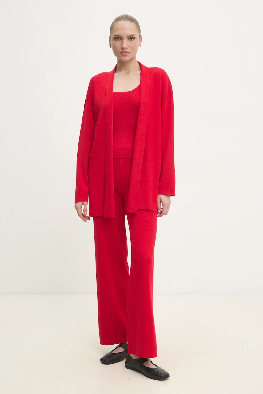 Answear Lab compleu femei, culoarea rosu Answear Lab compleu femei, culoarea rosu