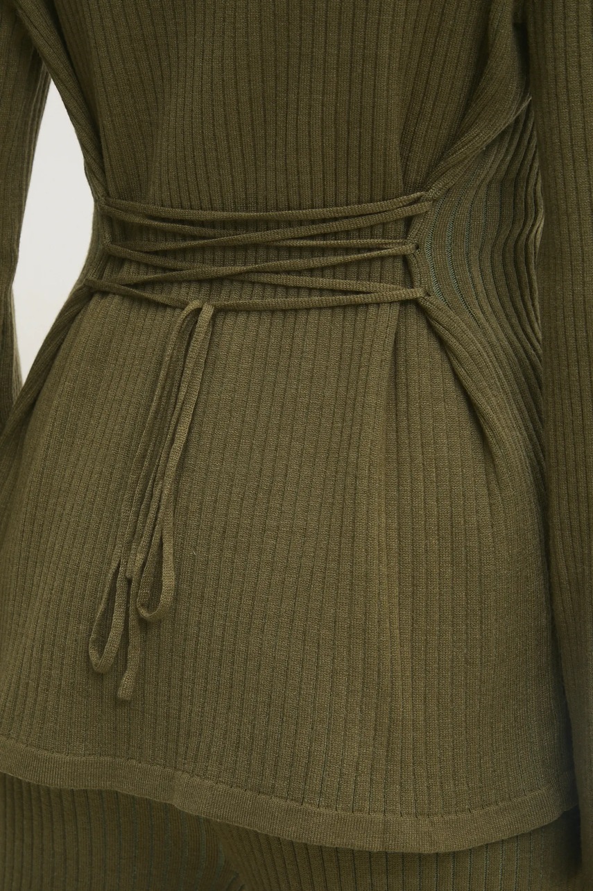 Πουλόβερ και παντελόνι Answear.LAB χρώμα: πράσινο φωτογραφία