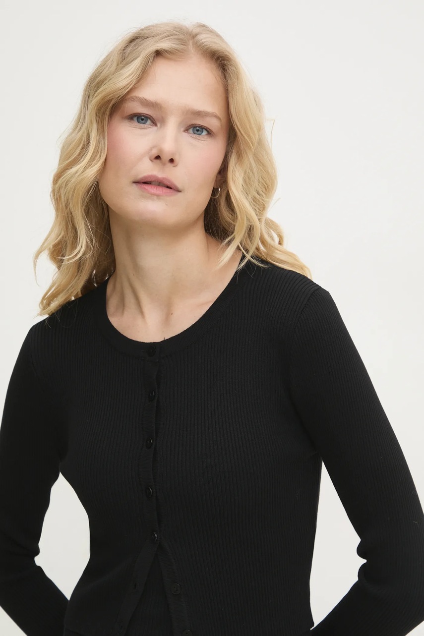 Φόρεμα και ζακέτα Answear.LAB χρώμα: μαύρο φωτογραφία