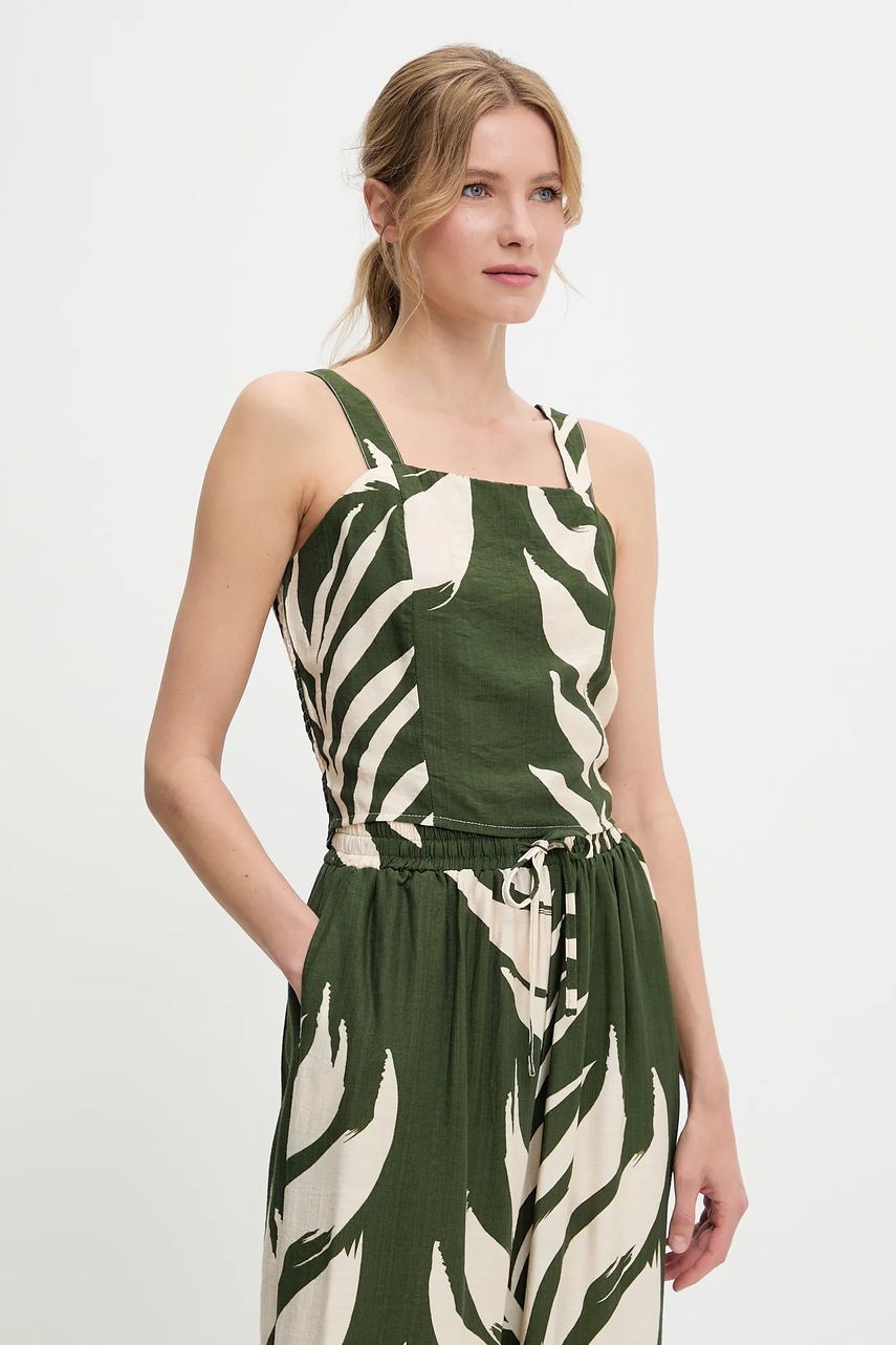 Блузка и брюки Answear.LAB цвет зелёный