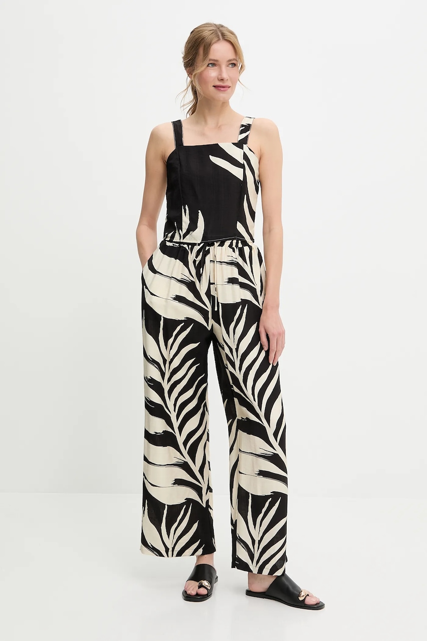 Answear Lab bluză și pantaloni culoarea negru