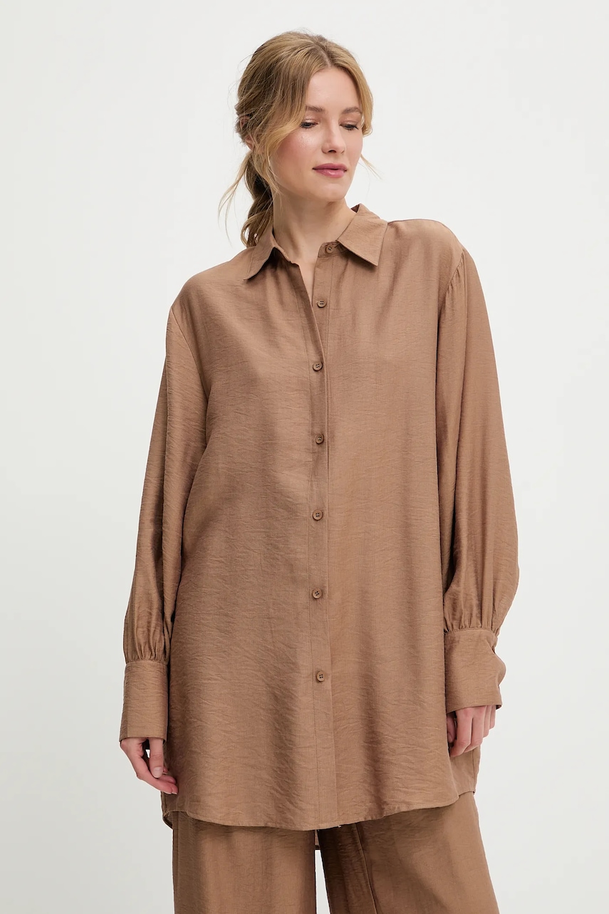 Рубашка и брюки Answear.LAB цвет коричневый Рубашка и брюки Answear.LAB цвет коричневый