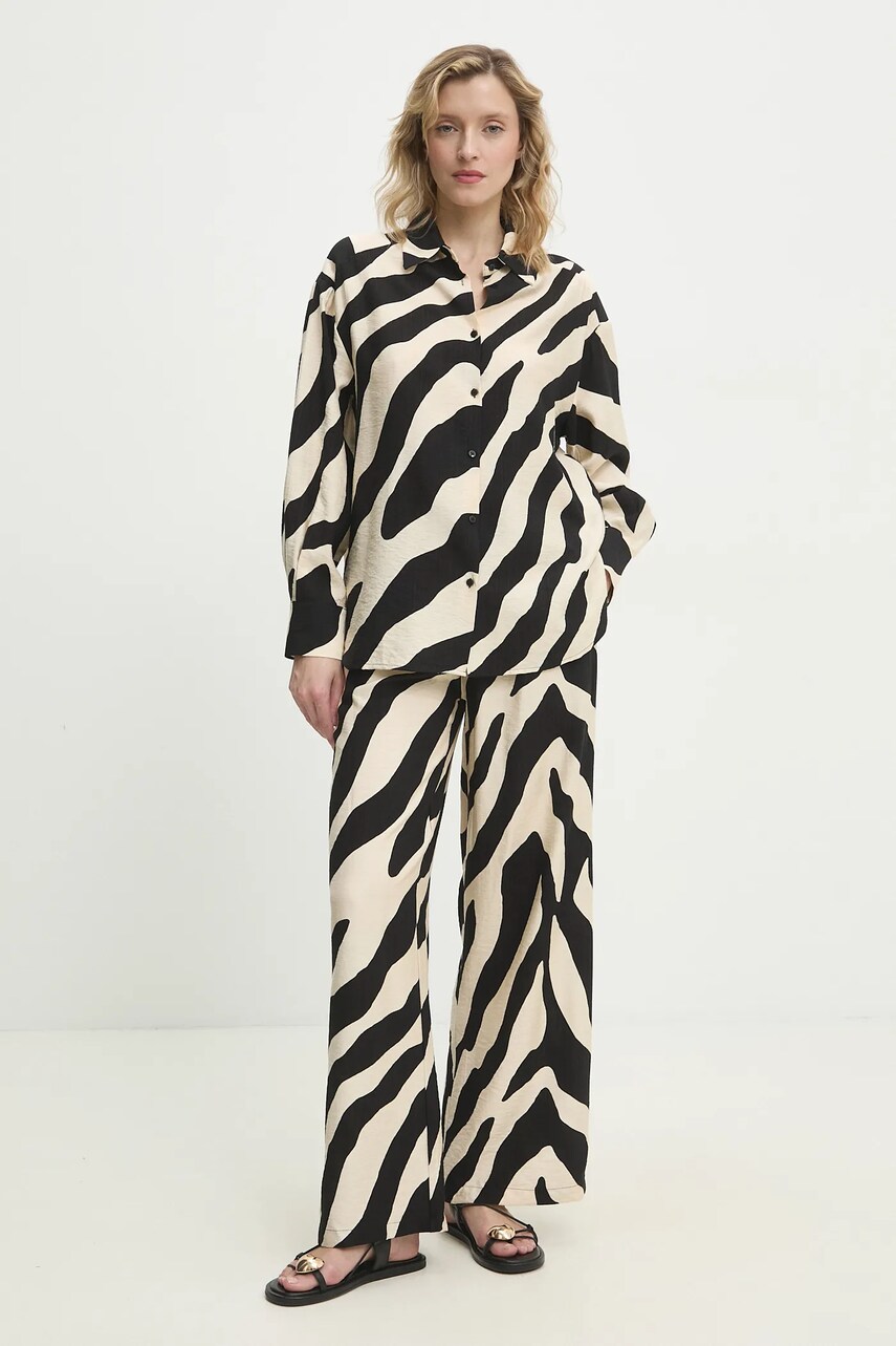 Answear Lab compleu femei, culoarea negru