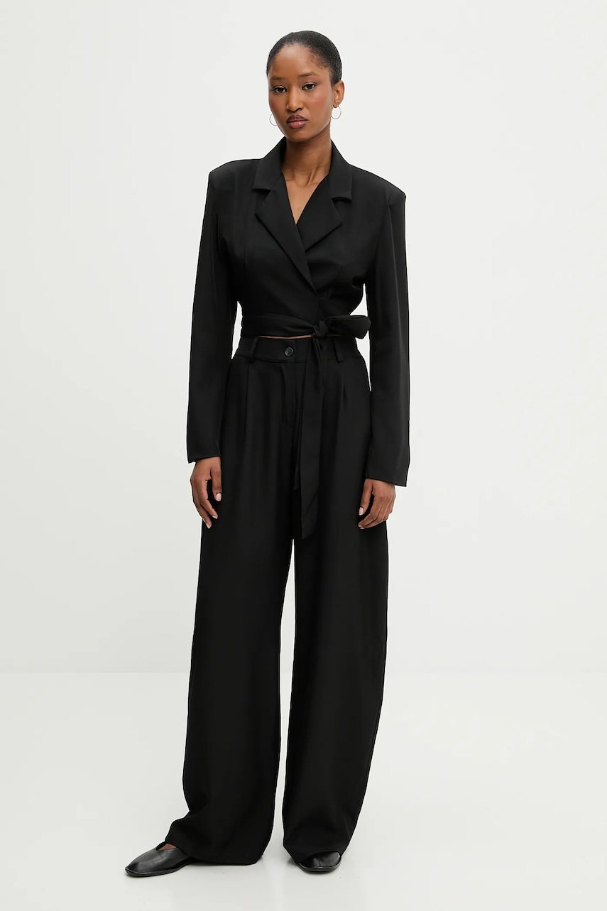 Answear Lab sacou si pantaloni culoarea negru