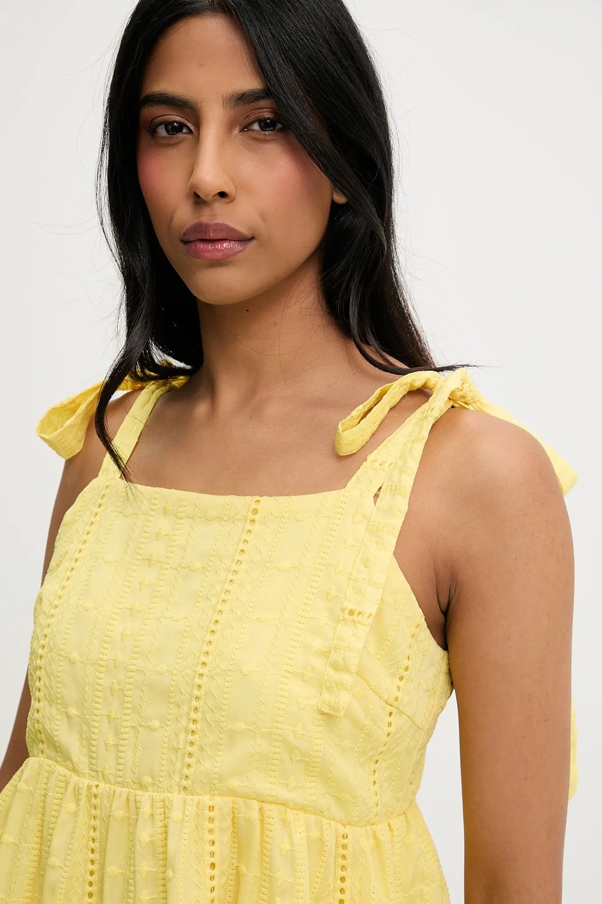 Μπλούζα και σορτς Answear.LAB χρώμα: κίτρινο φωτογραφία