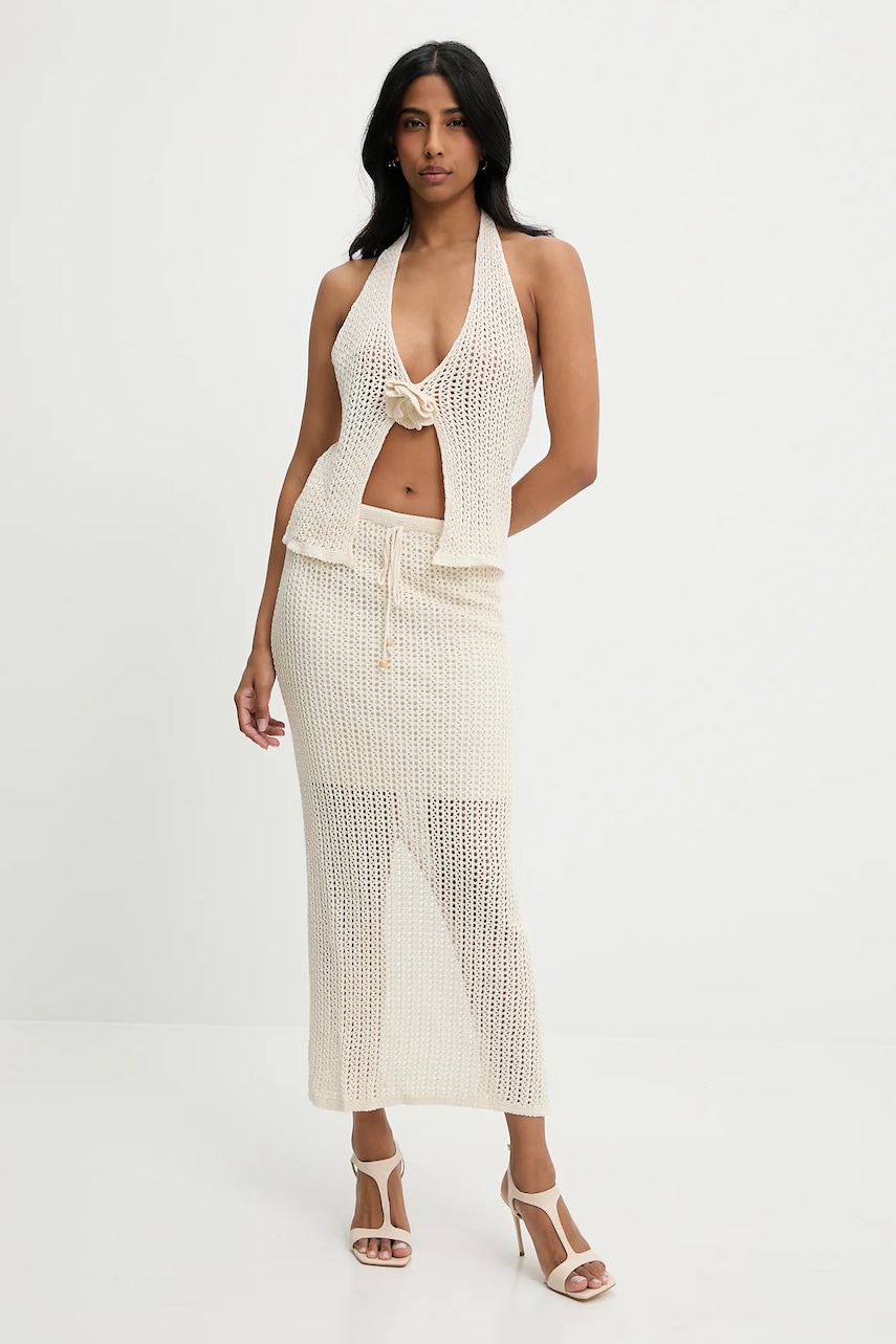 Answear Lab compleu culoarea bej