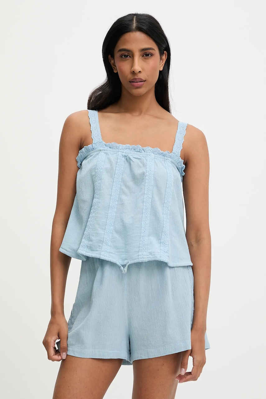 Answear Lab bluză și pantaloni scurți din bumbac