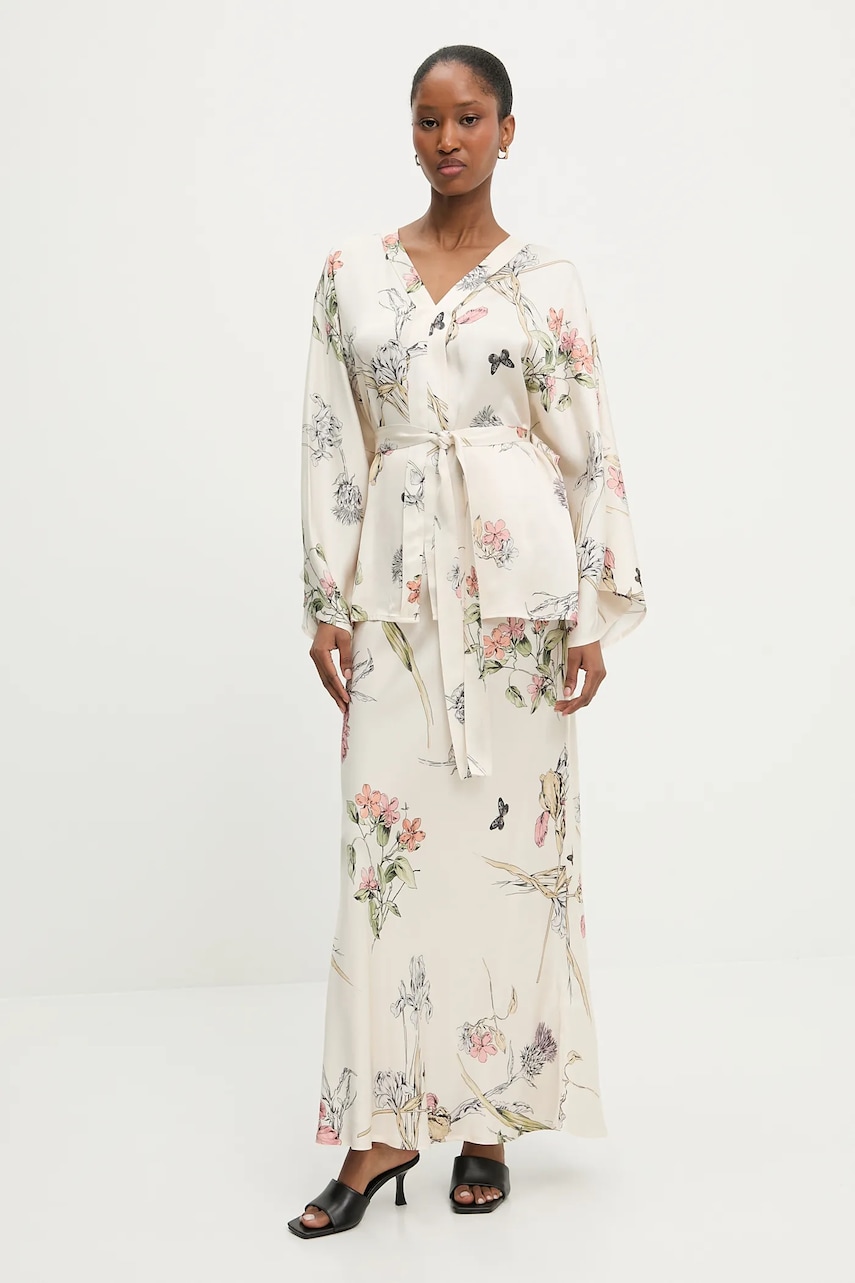 Answear Lab compleu culoarea bej