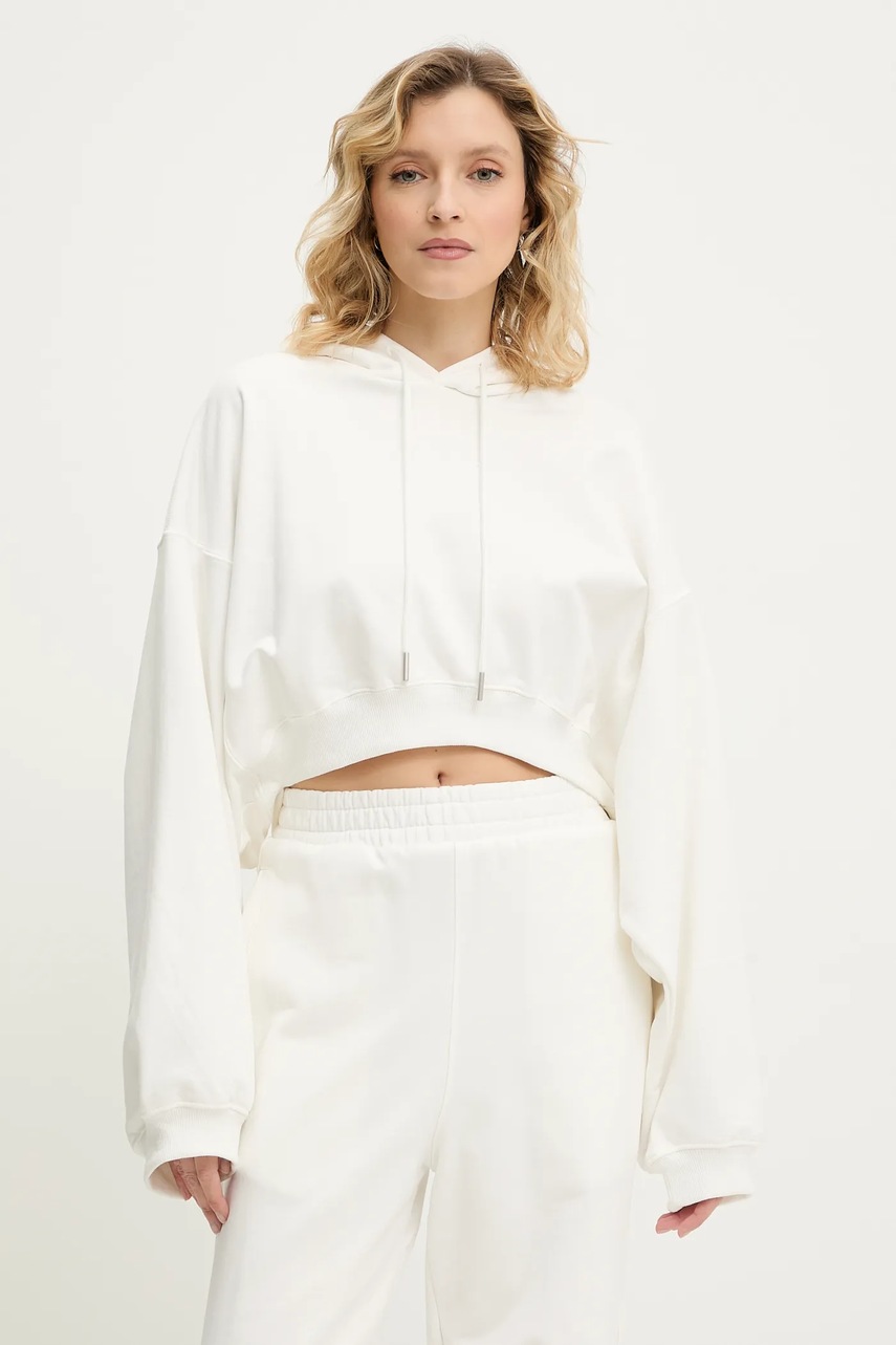 Хлопковый спортивный костюм Answear.LAB цвет белый