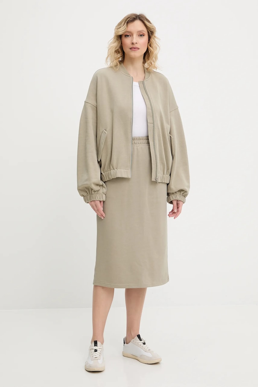 Answear Lab set bluză și fustă culoarea verde - 0 | YEO