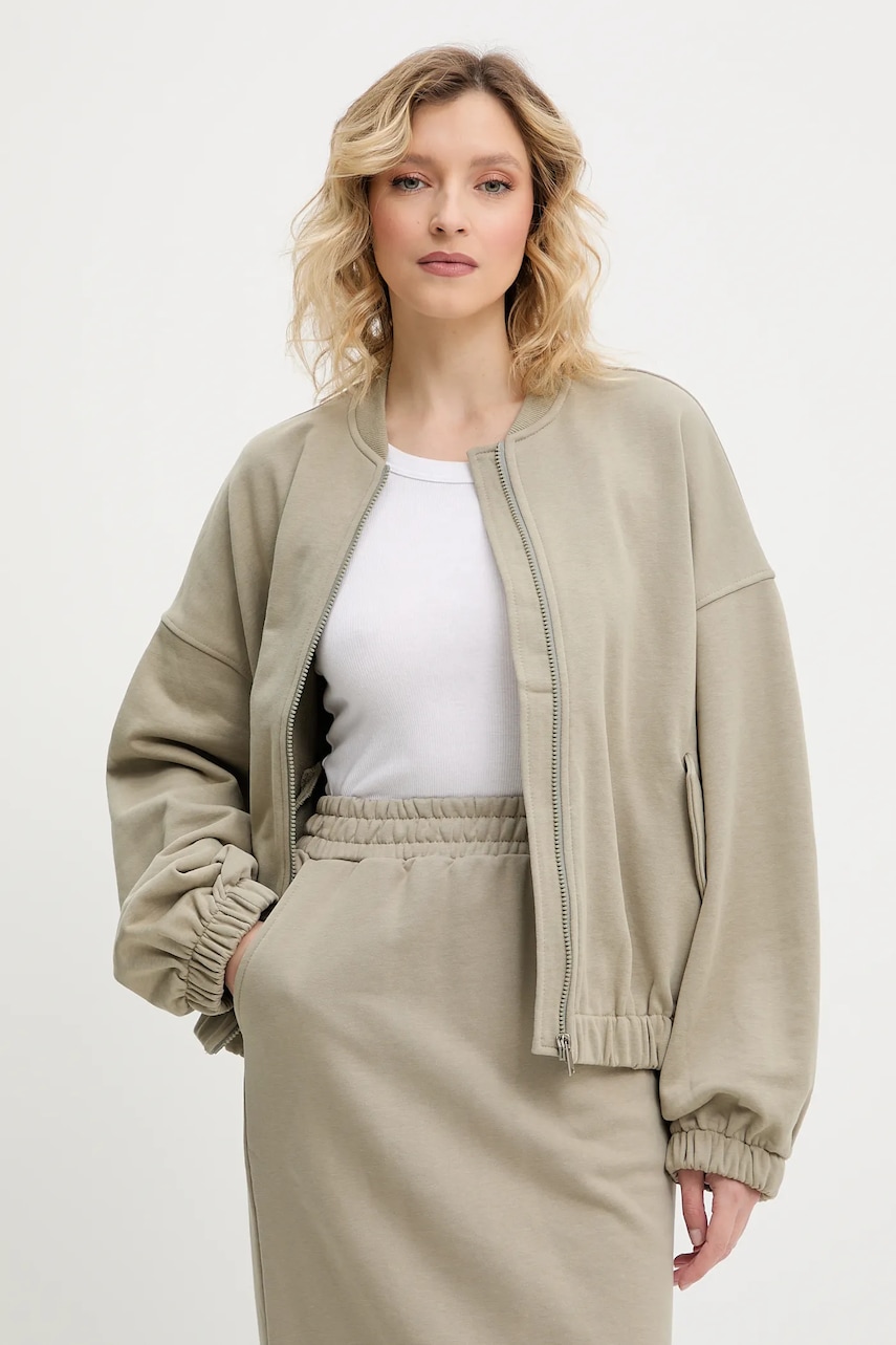 Комплект - блузка и юбка Answear Lab цвет зелёный Комплект - блузка и юбка Answear Lab цвет зелёный