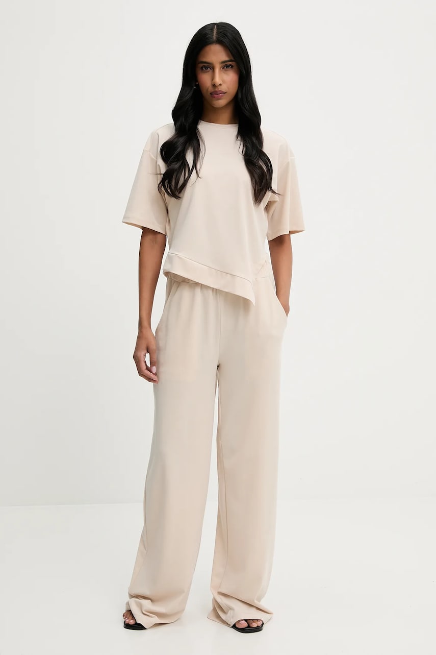 Answear Lab compleu culoarea bej