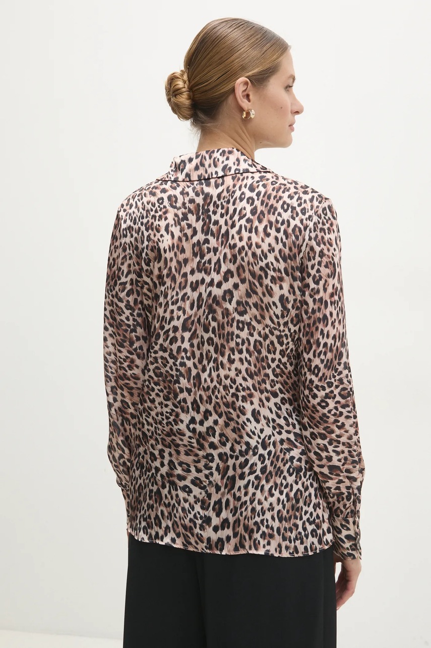 Πουκάμισο Answear.LAB χρώμα: καφέ φωτογραφία