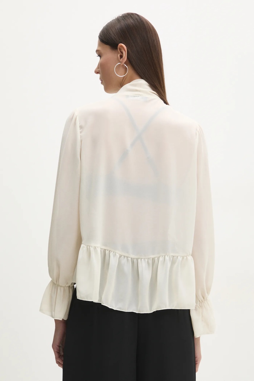 Μπλουζάκι Answear.LAB χρώμα: μπεζ φωτογραφία