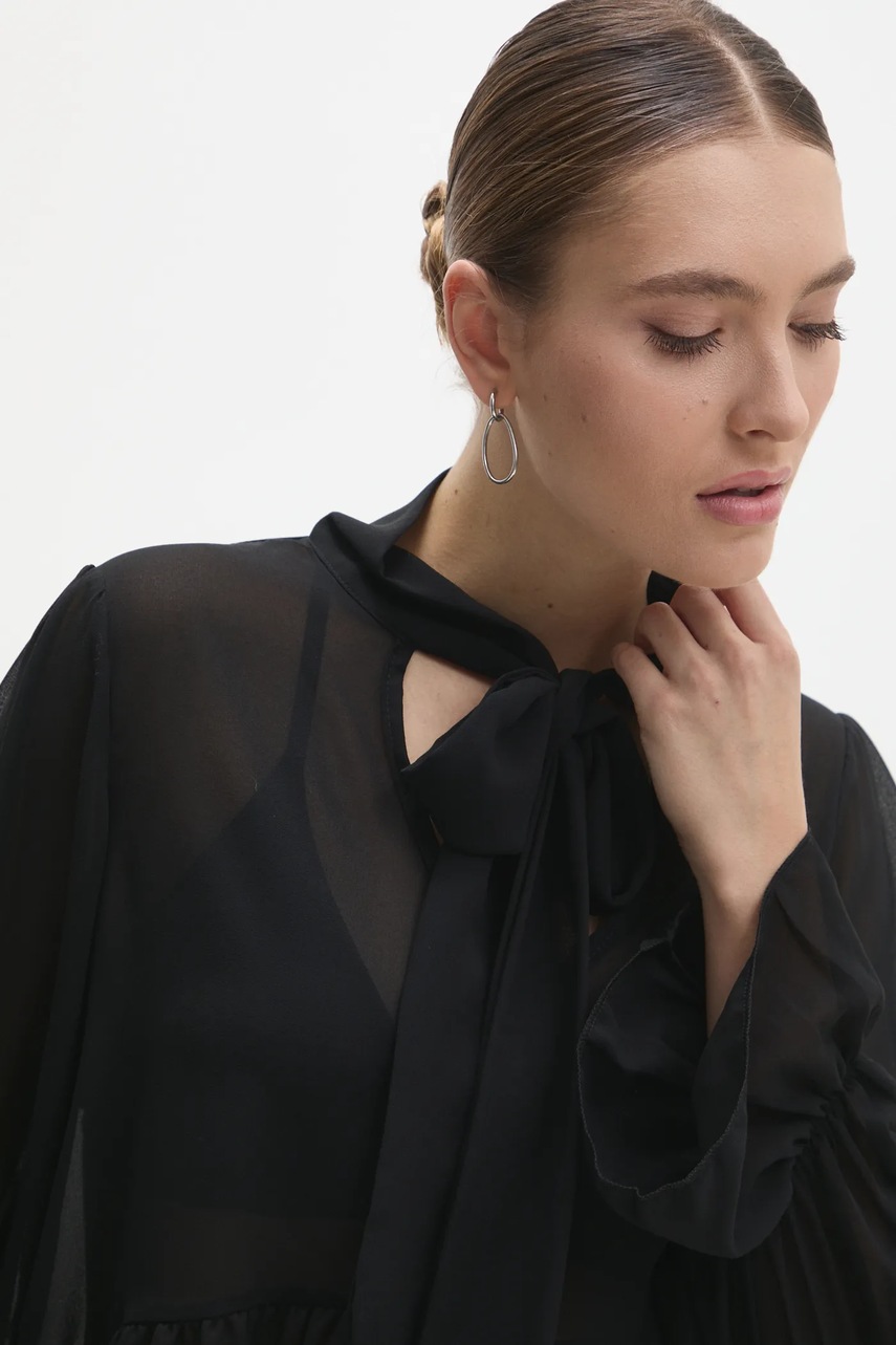 Μπλουζάκι Answear.LAB χρώμα: μαύρο φωτογραφία