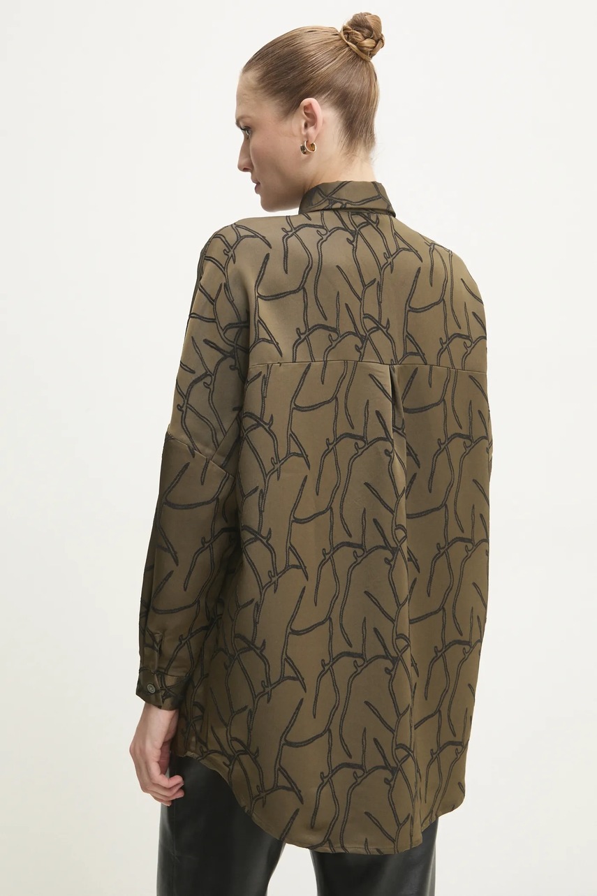 Πουκάμισο Answear.LAB χρώμα: πράσινο φωτογραφία