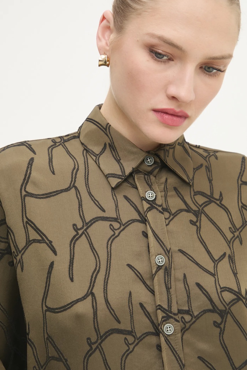 Πουκάμισο Answear.LAB χρώμα: πράσινο φωτογραφία