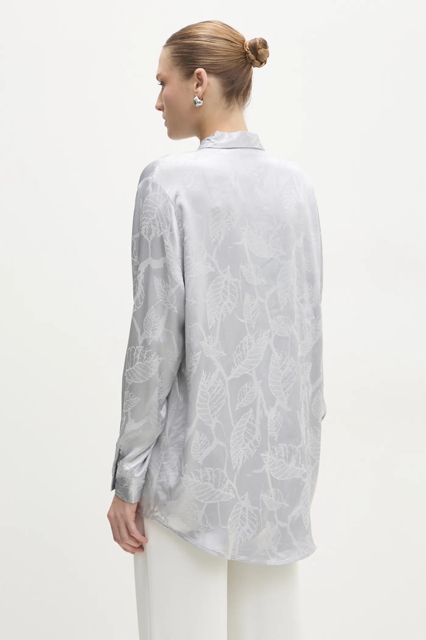 Πουκάμισο Answear.LAB χρώμα: ασημί φωτογραφία