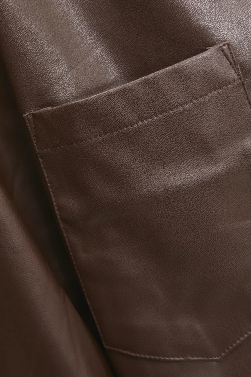 Πουκάμισο Answear.LAB χρώμα: καφέ φωτογραφία