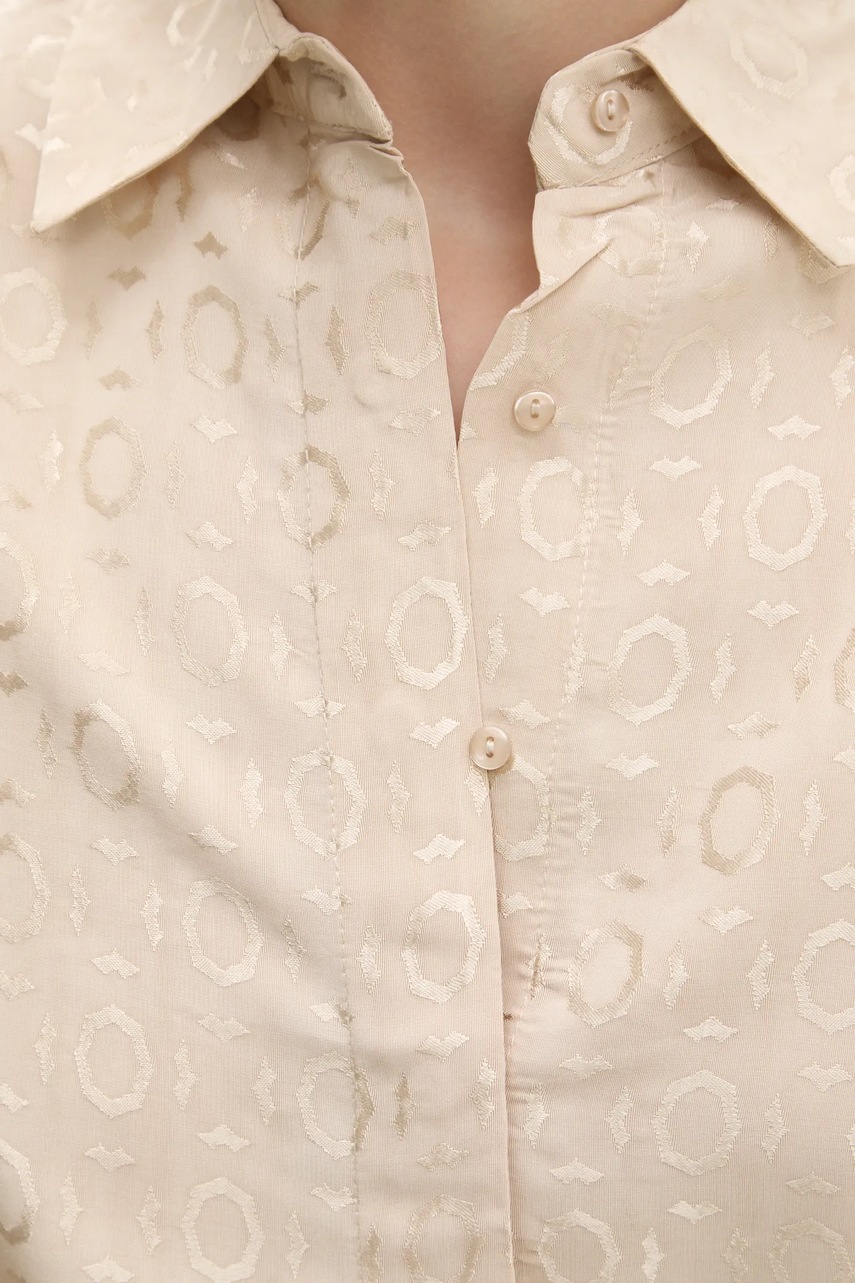 Πουκάμισο Answear.LAB χρώμα: μπεζ φωτογραφία