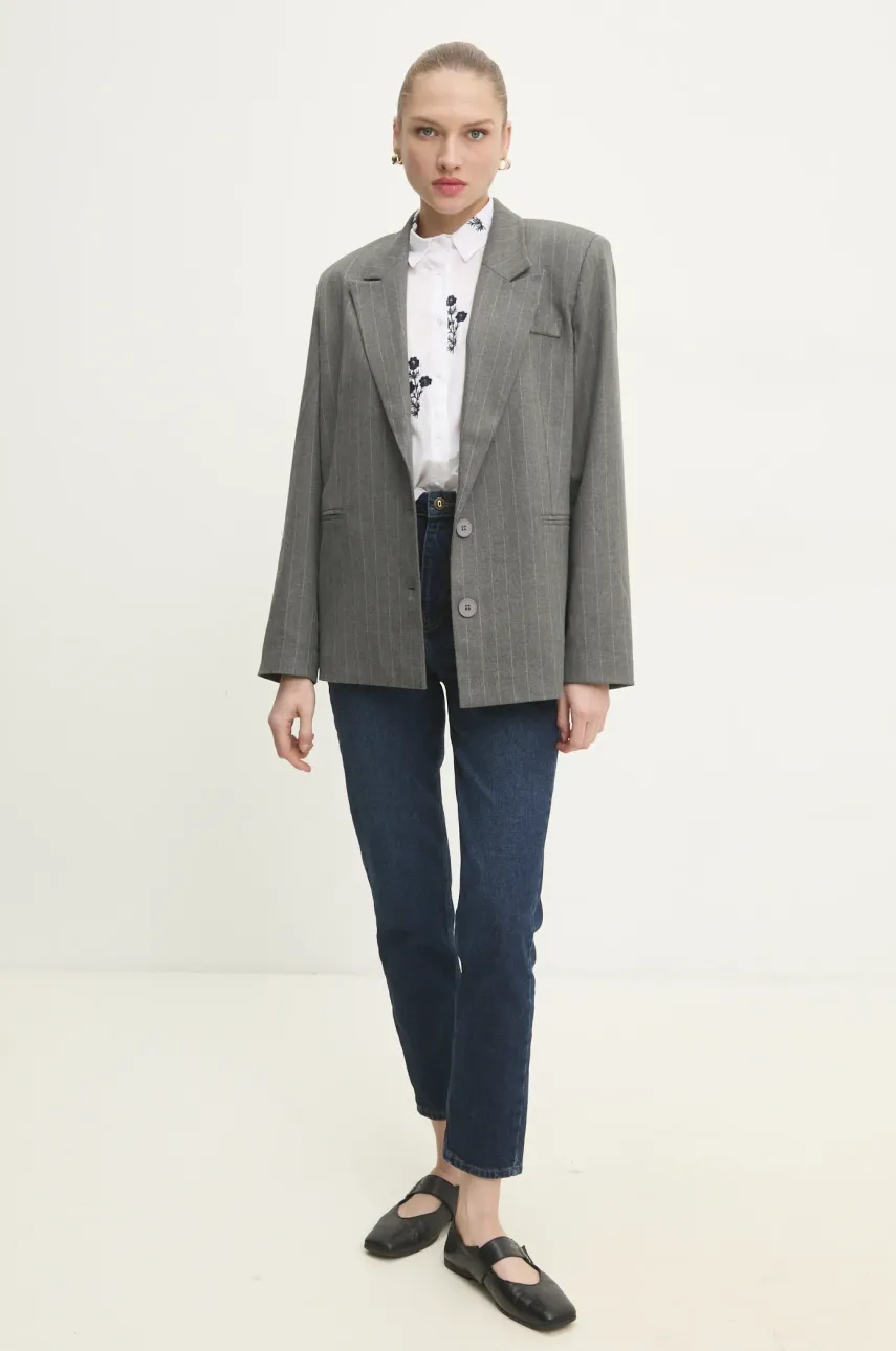 Хлопковая рубашка Answear.LAB женская цвет белый relaxed классический воротник Хлопковая рубашка Answear.LAB женская цвет белый relaxed классический воротник