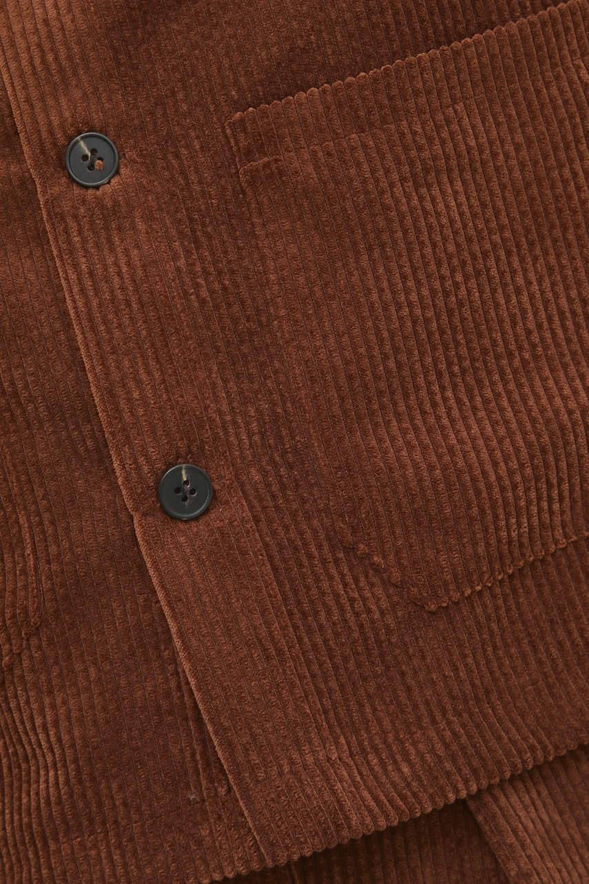 Πουκάμισο κοτλέ Answear.LAB χρώμα: καφέ φωτογραφία