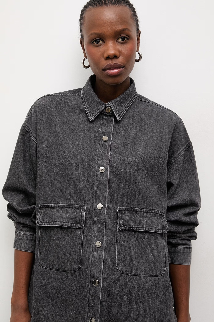 Džínová košile Answear.LAB (obrázek 4)