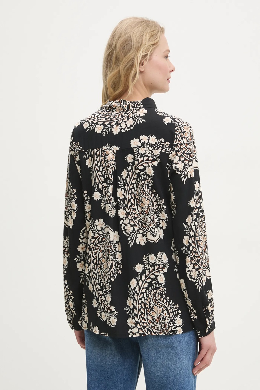 Πουκάμισο Answear.LAB χρώμα: μαύρο φωτογραφία