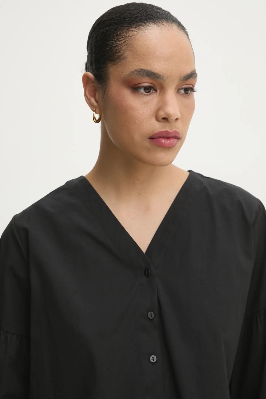 Πουκάμισο Answear.LAB χρώμα: μαύρο φωτογραφία