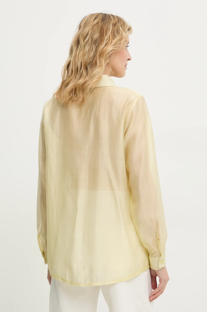 Πουκάμισο Answear.LAB χρώμα: κίτρινο φωτογραφία