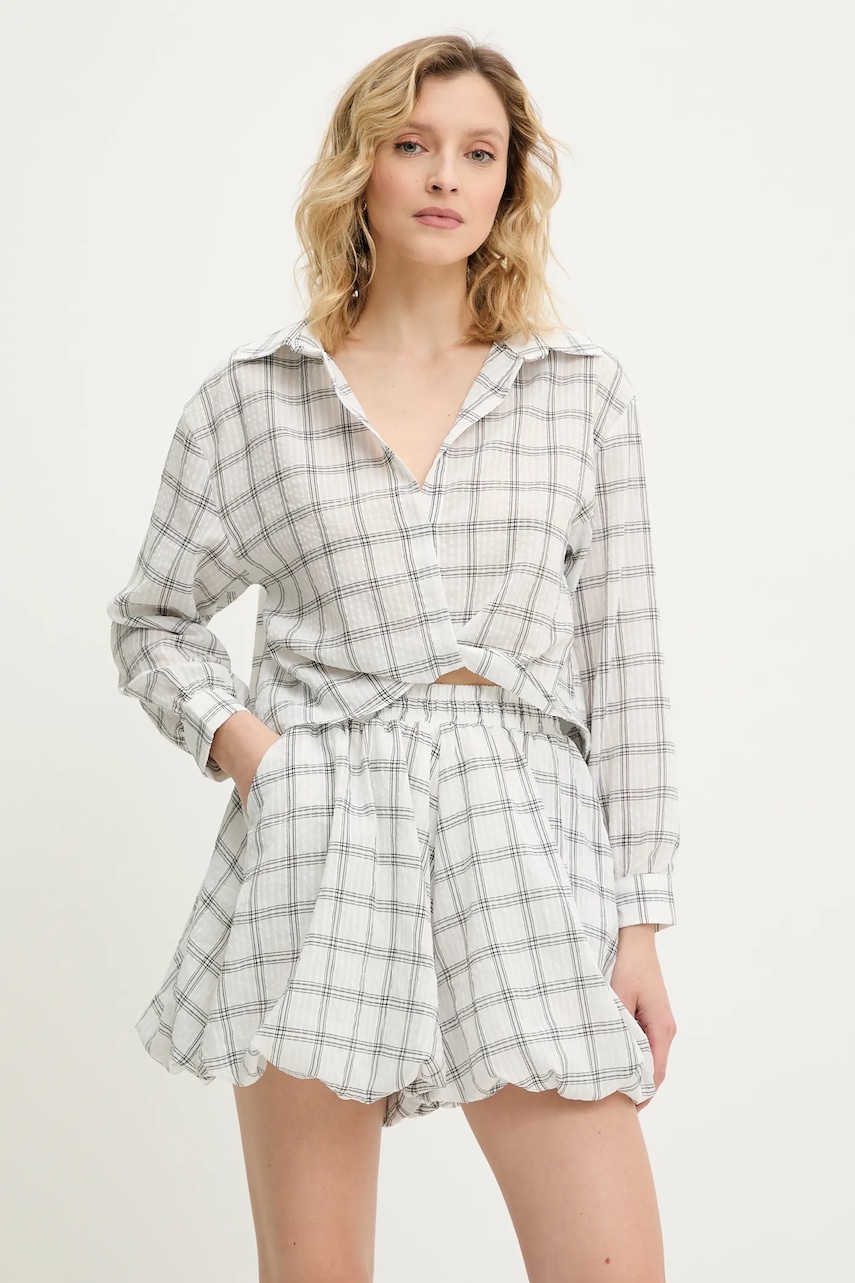 Answear Lab bluza culoarea alb, modelator