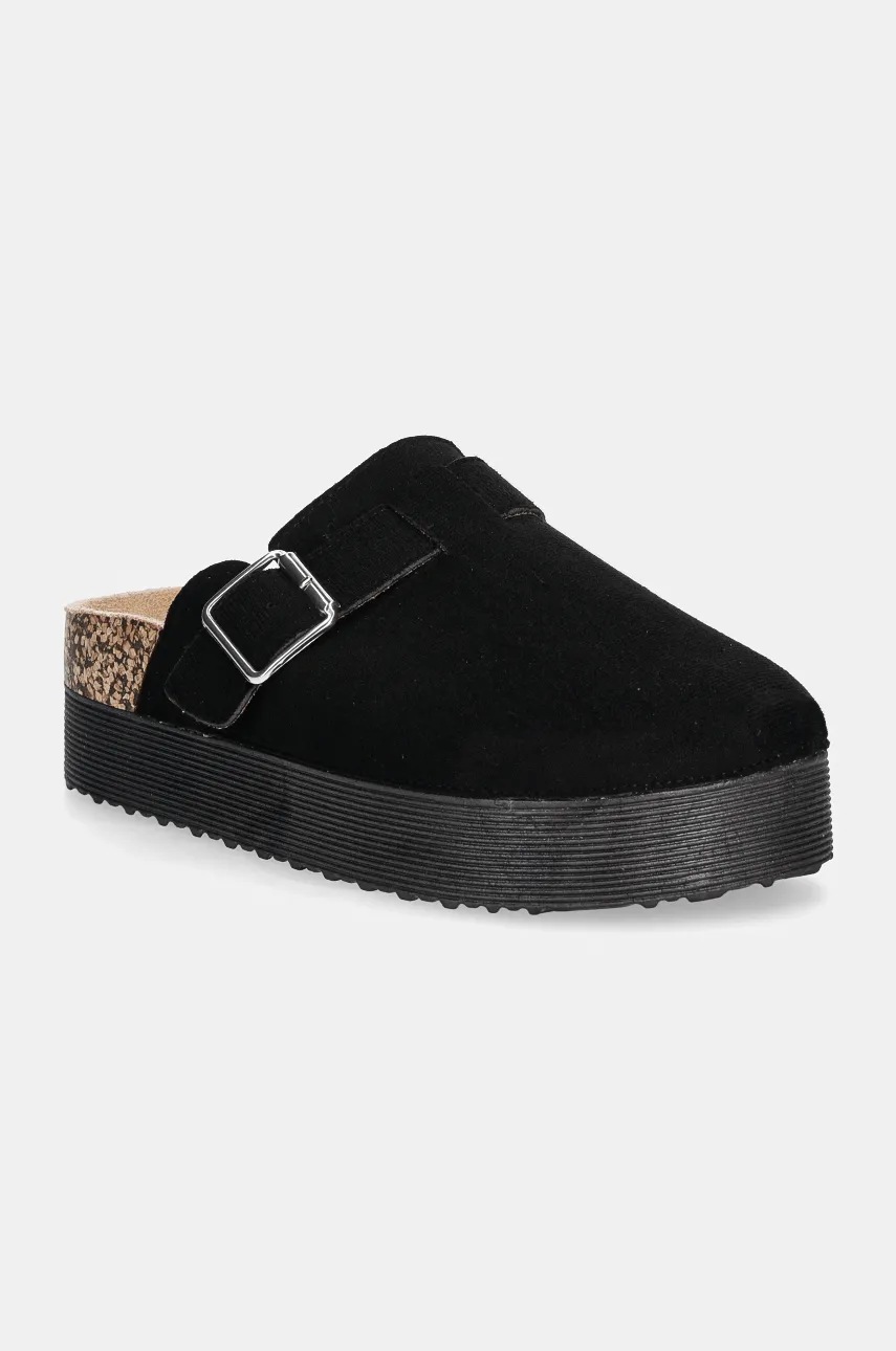 Answear Lab papuci de casa culoarea negru