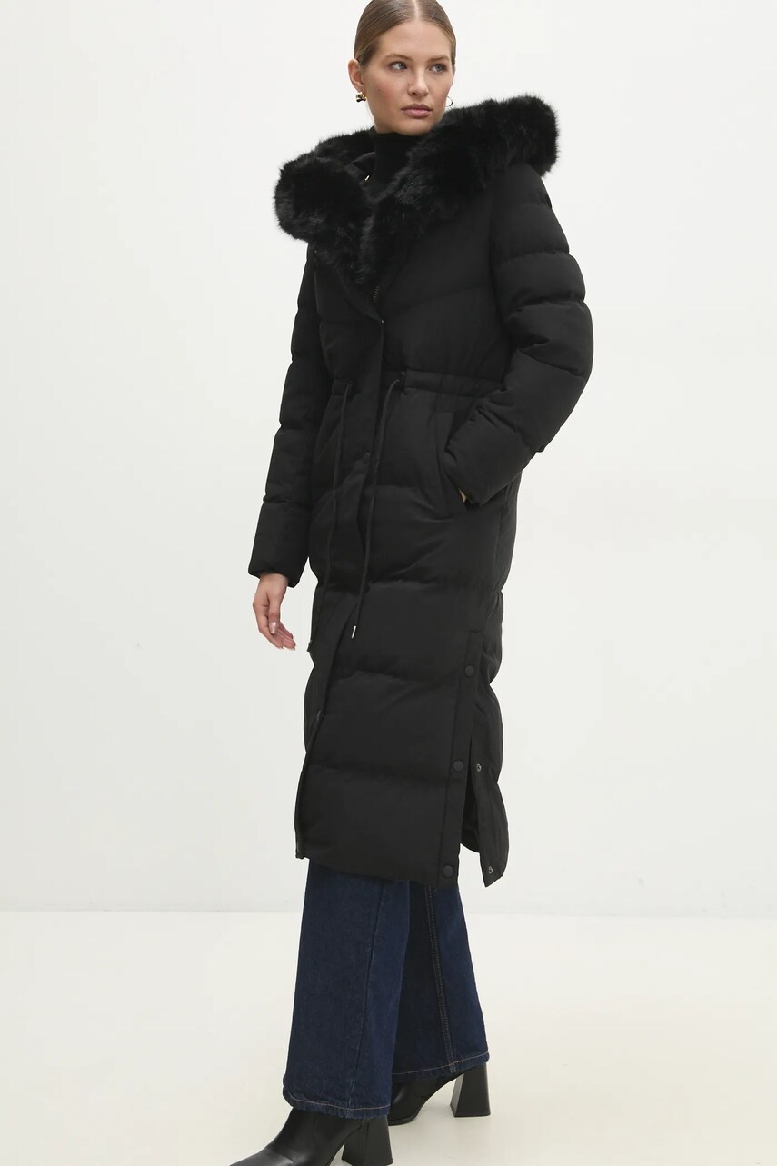 Answear Lab geaca femei, culoarea negru, de iarna
